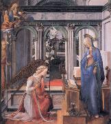 Fra Filippo Lippi The Annunciation oil on canvas